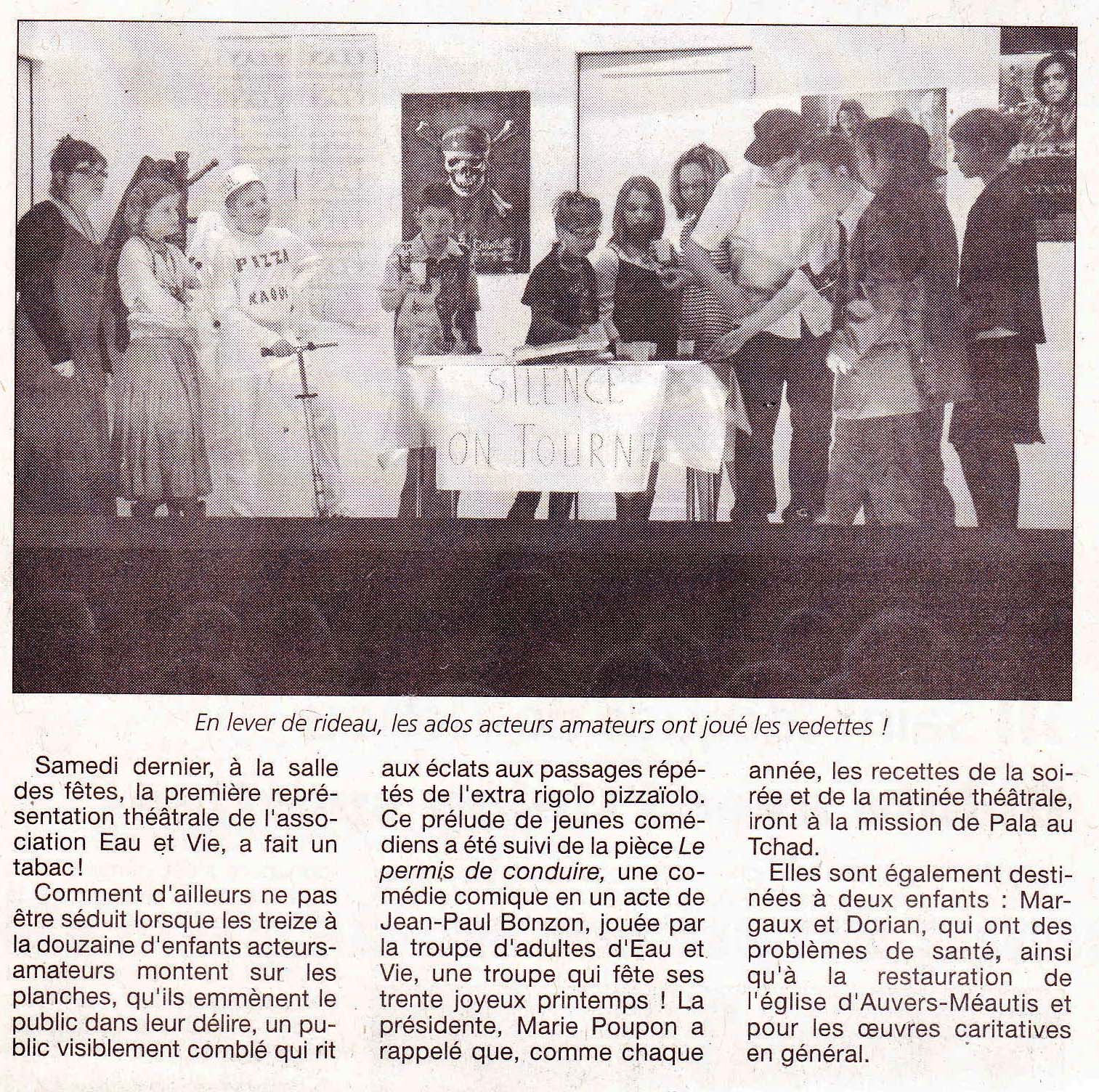 Article La Presse de la Manche 21/4/2011